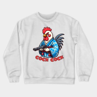 shooting chicken Crewneck Sweatshirt